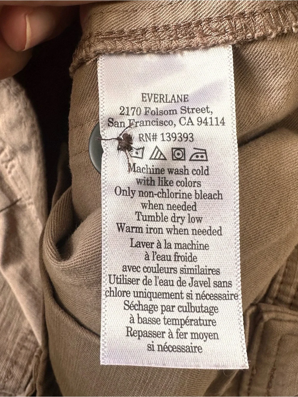 Everlane fatigue barrel